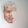 Pencil Portrait WIP - Arnold