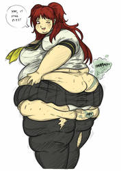 Fat and slobby Rise Kujikawa