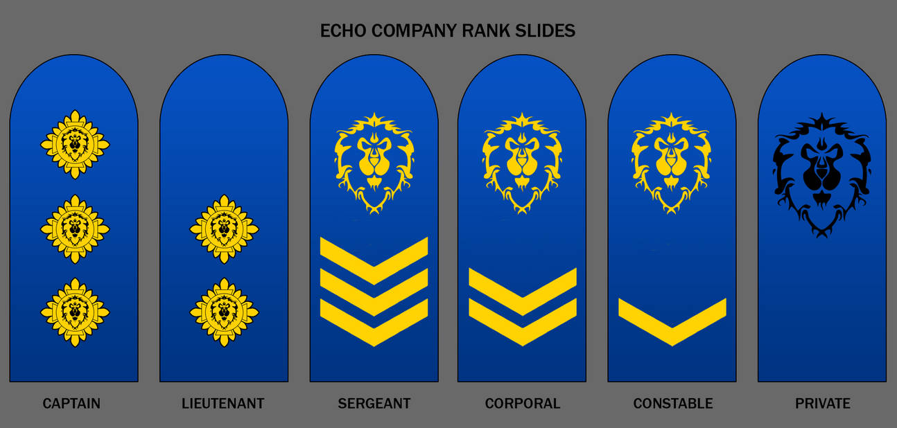 Echo Company Rank Slides by Mortanis-Design on DeviantArt