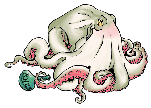 Octopus (transparent bg)