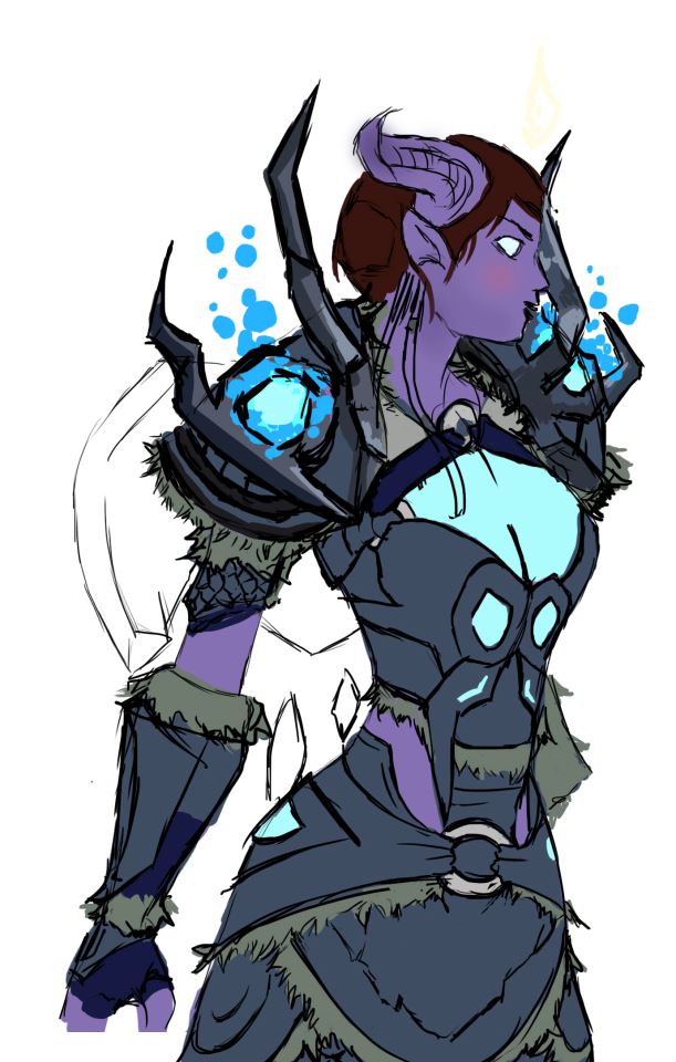 Draenei Shaman Sketch