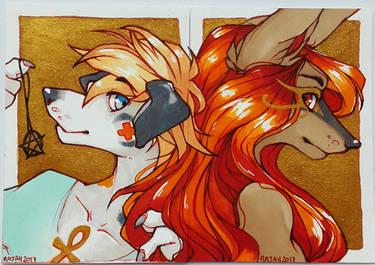 ACEO Commission - Tsutsun and Keyron