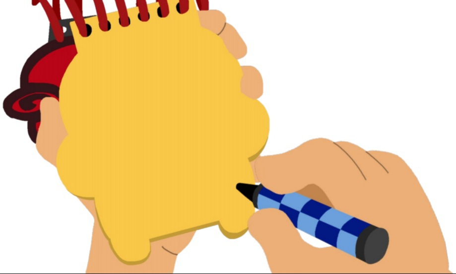 Joe's Notebook Template (Blue Crayon) by everett0 on DeviantArt
