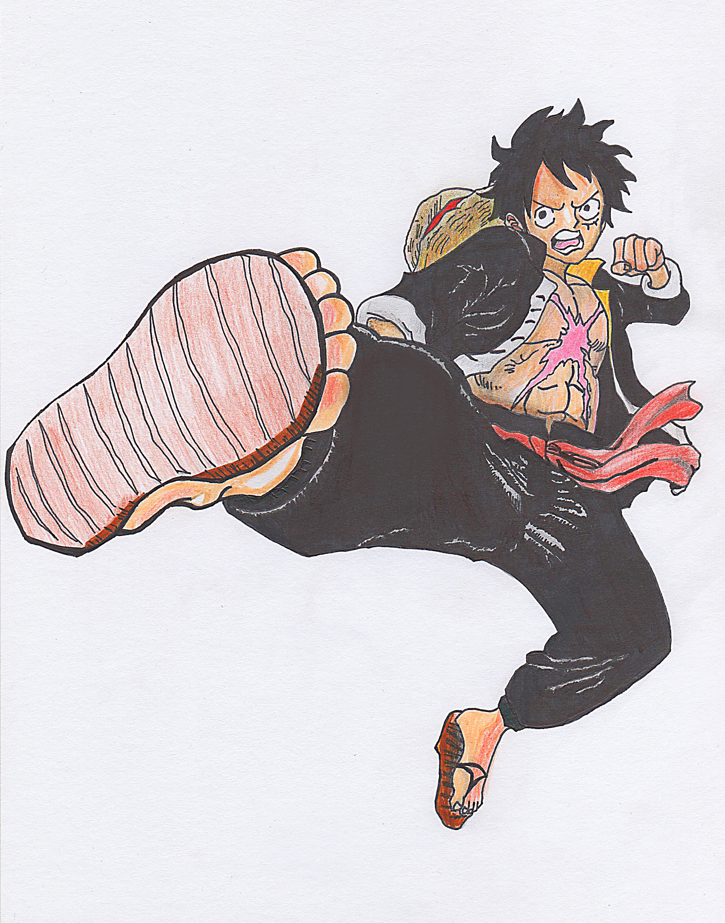 One Piece - Monkey D. Luffy - Kung-fu Style