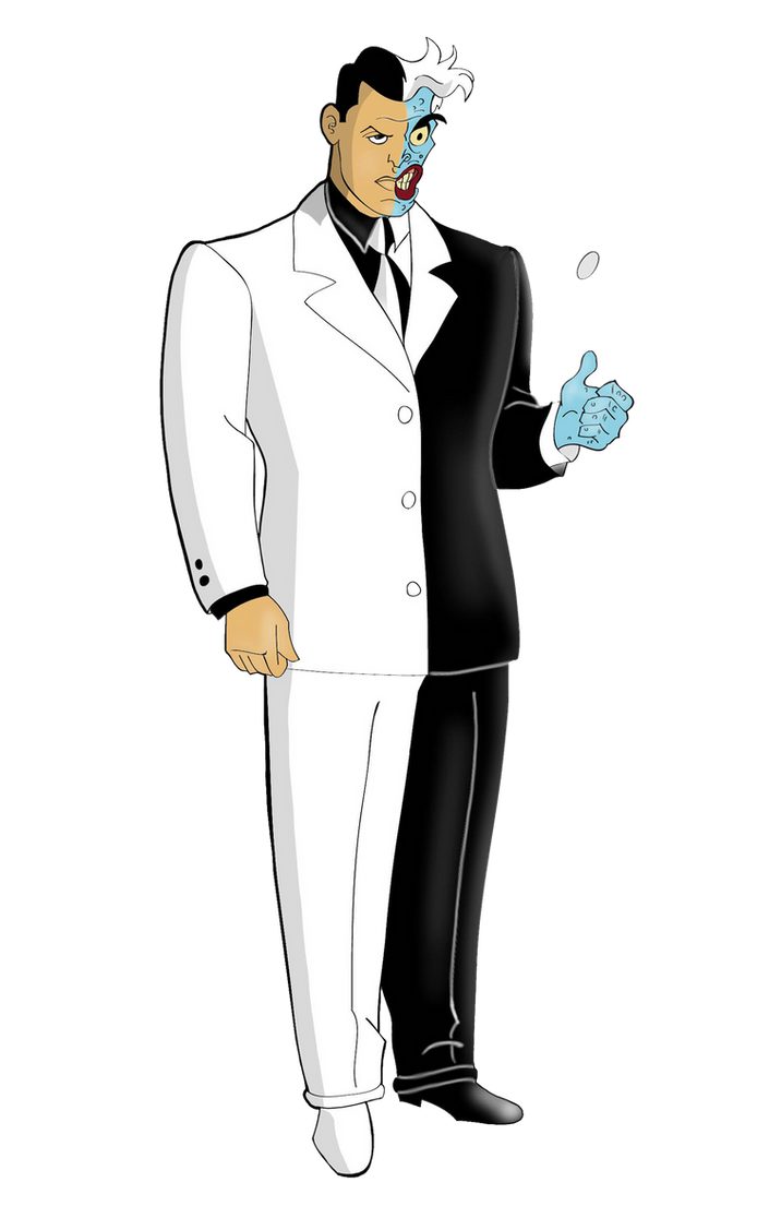 Two-Face by DawidARTe on DeviantArt