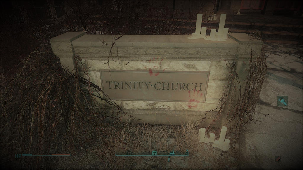 It has Trinity's name