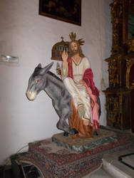 Jesus entering Jerusalem San Francisco Church