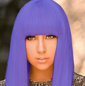 Lady Gaga Blue Hair By Dallas1185 On Deviantart