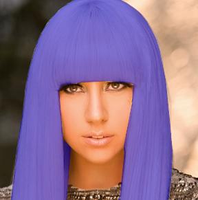 Lady Gaga Blue Hair By Dallas1185 On Deviantart