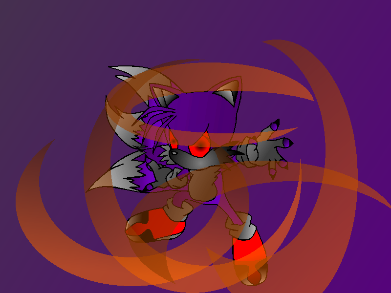 800 x 600 - png. dark tails shadz fox deviantart. 