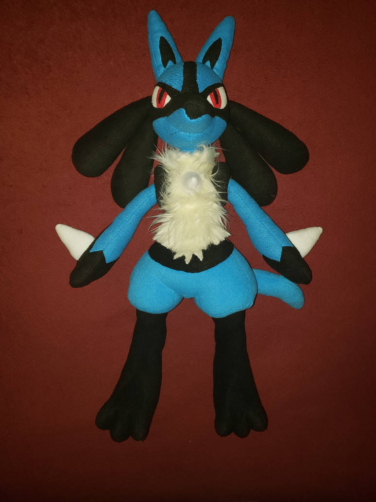 Lucario plush by SpirFireLex by Shadz-the-Fox on DeviantArt