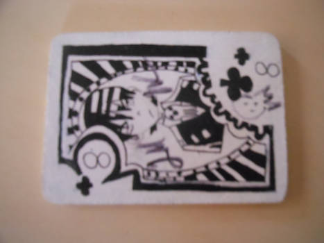 Death the kid playing card front