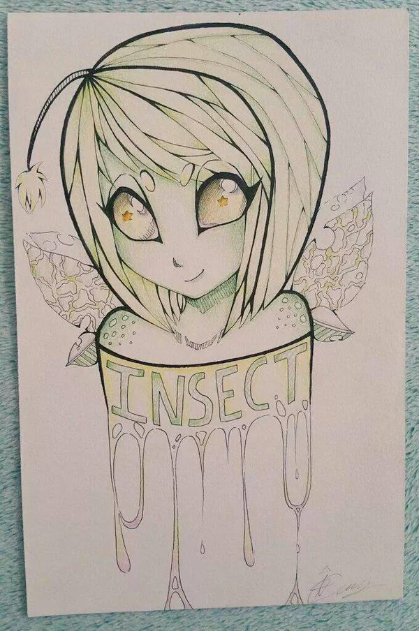 Deviantart Insect Lady Insect Girl by BakuchanBaku on DeviantArt