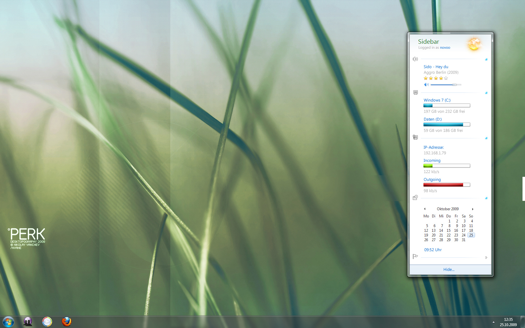 Samurize Deviantart Windows 7 Samurize - WIP by novoo on DeviantArt
