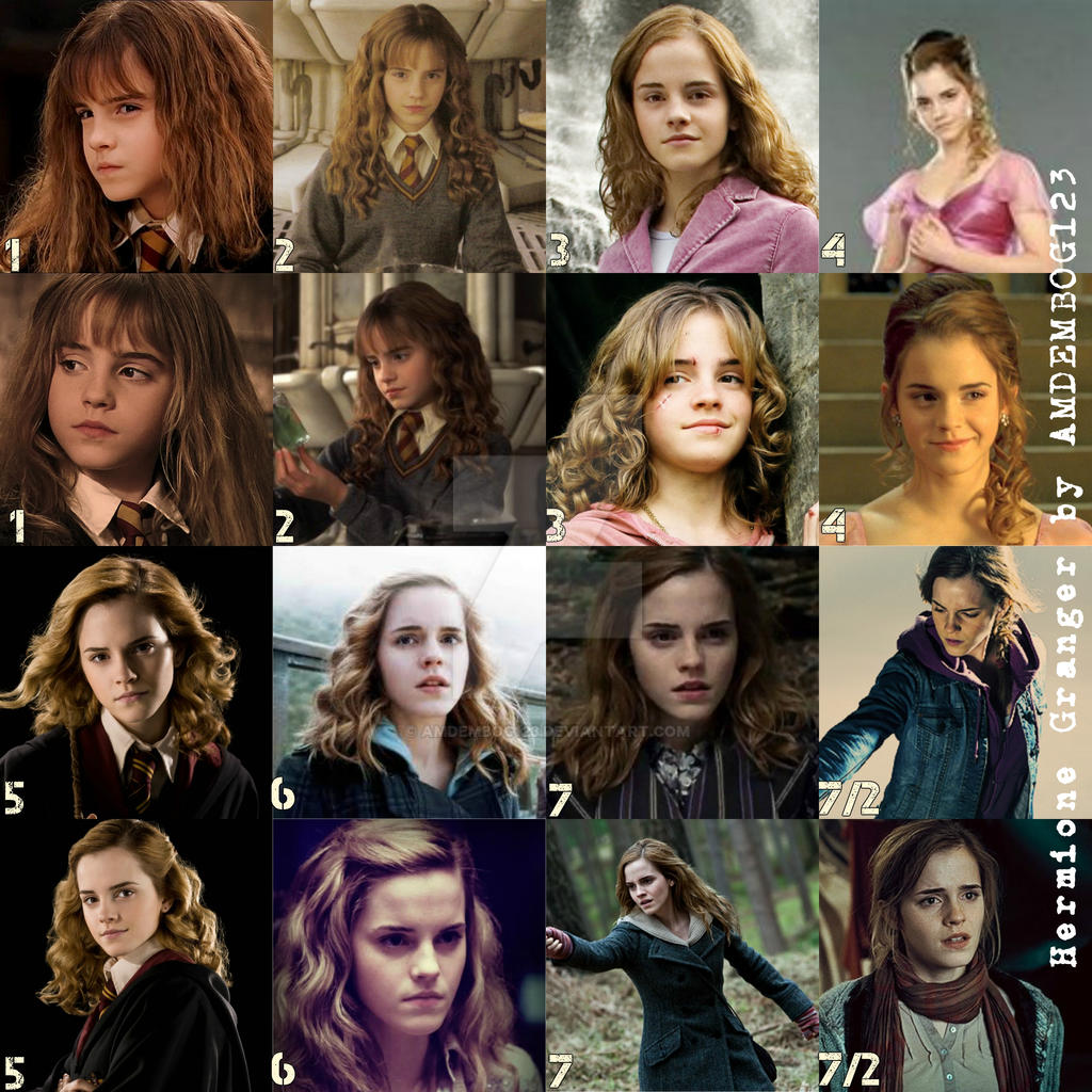 Emma Watson collage-evolution by AMDEMBOG123 on DeviantArt