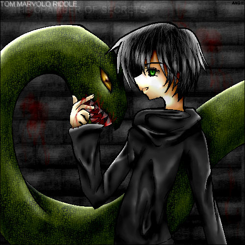 Tom Riddle and the Basilisk by angiechow on DeviantArt