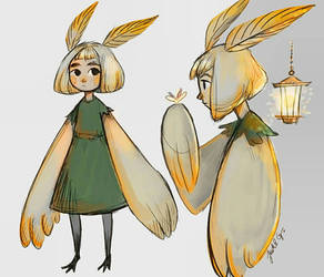 The little moth girl