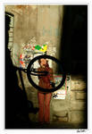 Framed telephone conversation by minotauro9 Framed telephone conversation by minotauro9