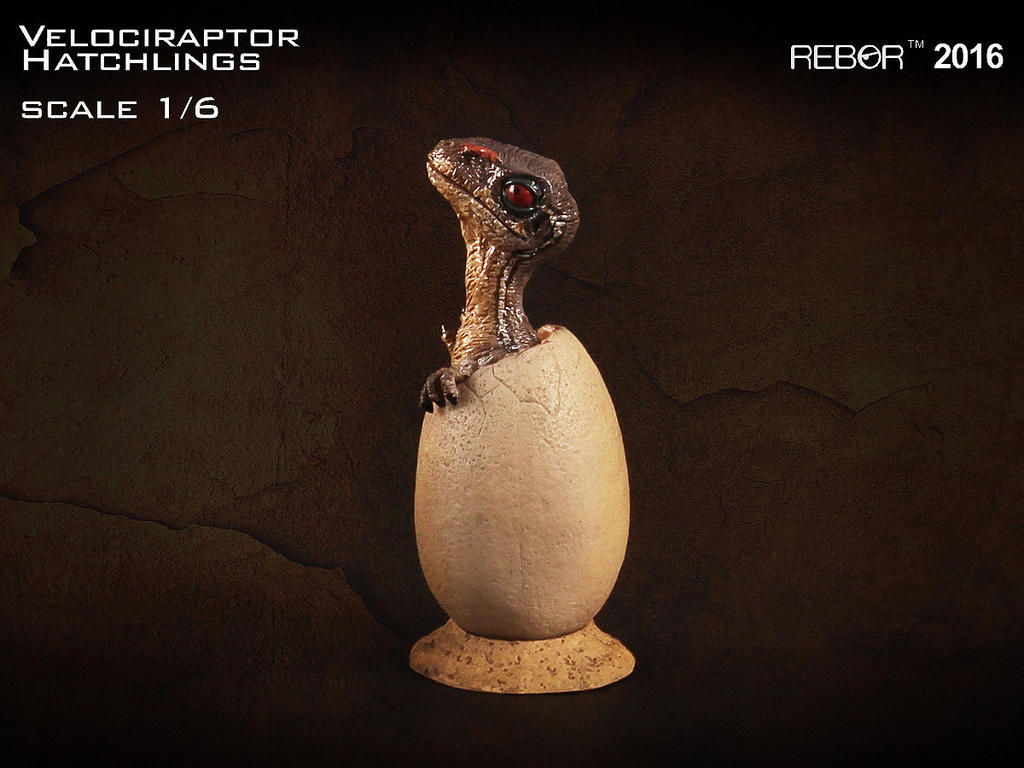 REBOR 1:6 Velociraptor Hatchling Design 6 by REBORstudio on DeviantArt