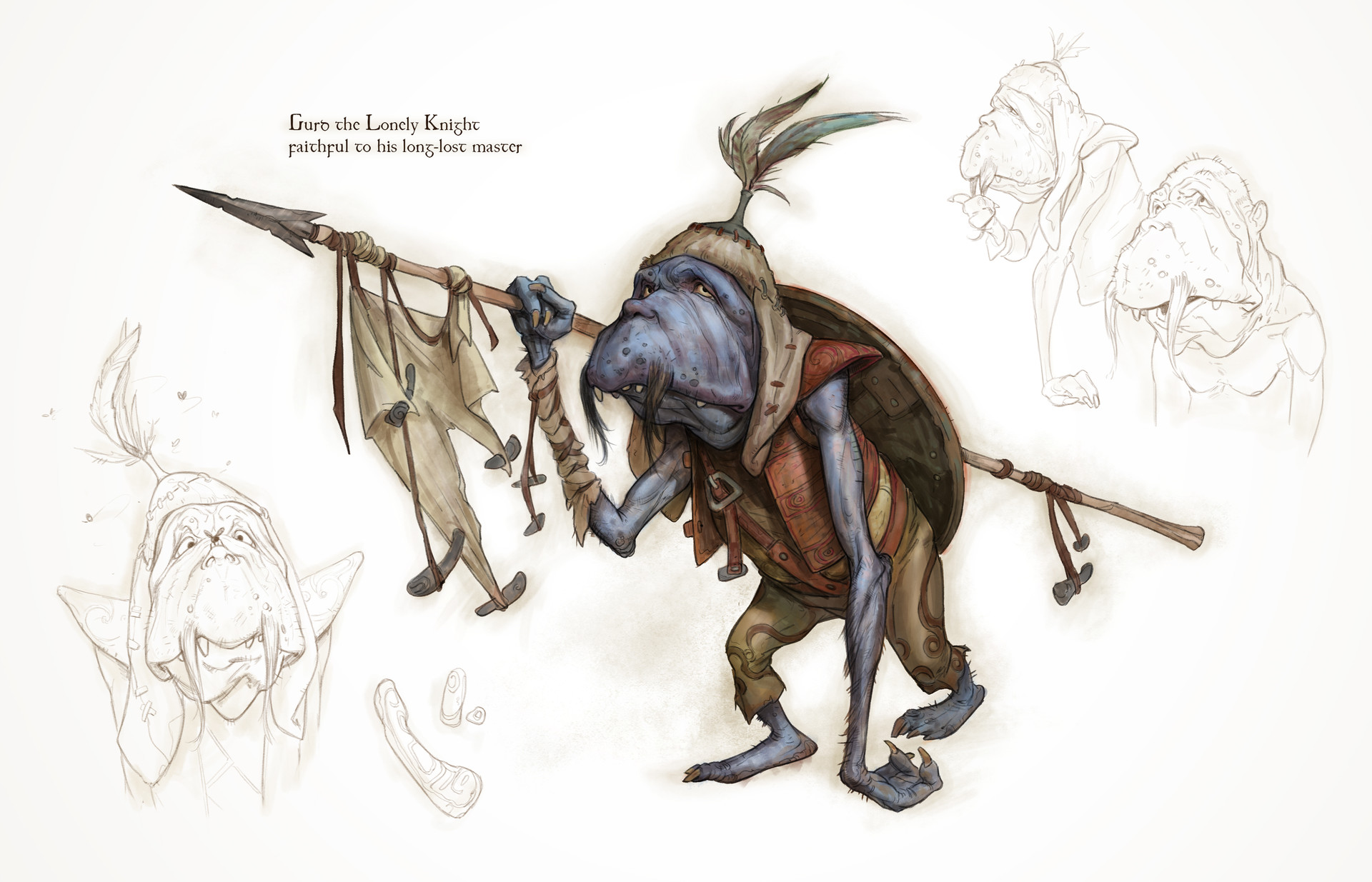 Goblin. Lonely-knight by katya-gudkina