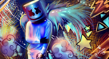 cartoon marshmallow dj wallpaper pictures