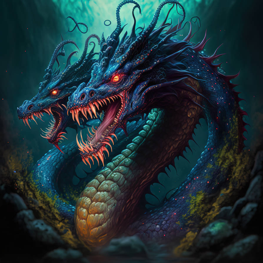 Blue Hydra by bearden-art on DeviantArt