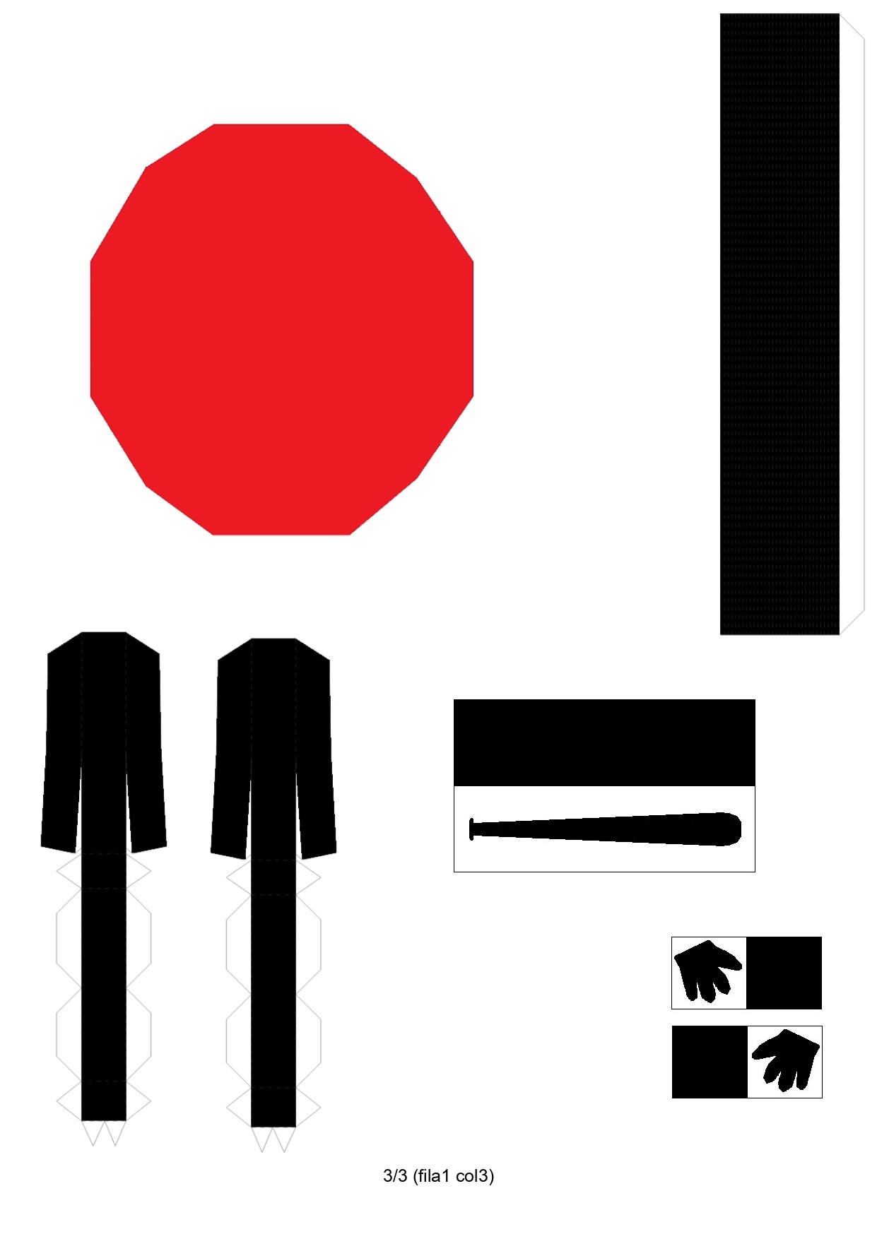 Blinking Papercraft Glitchy Papercraft 3 by leonar3345 on DeviantArt