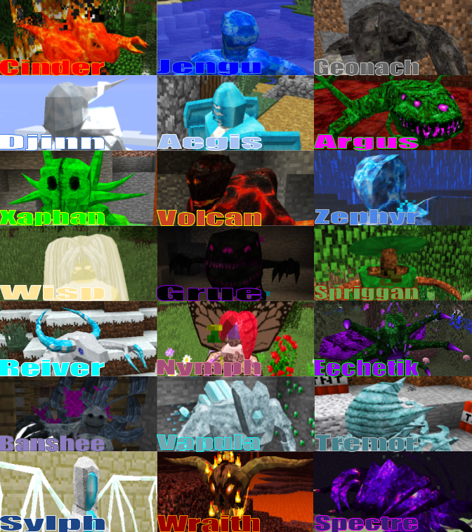 Earth Elemental Mobs