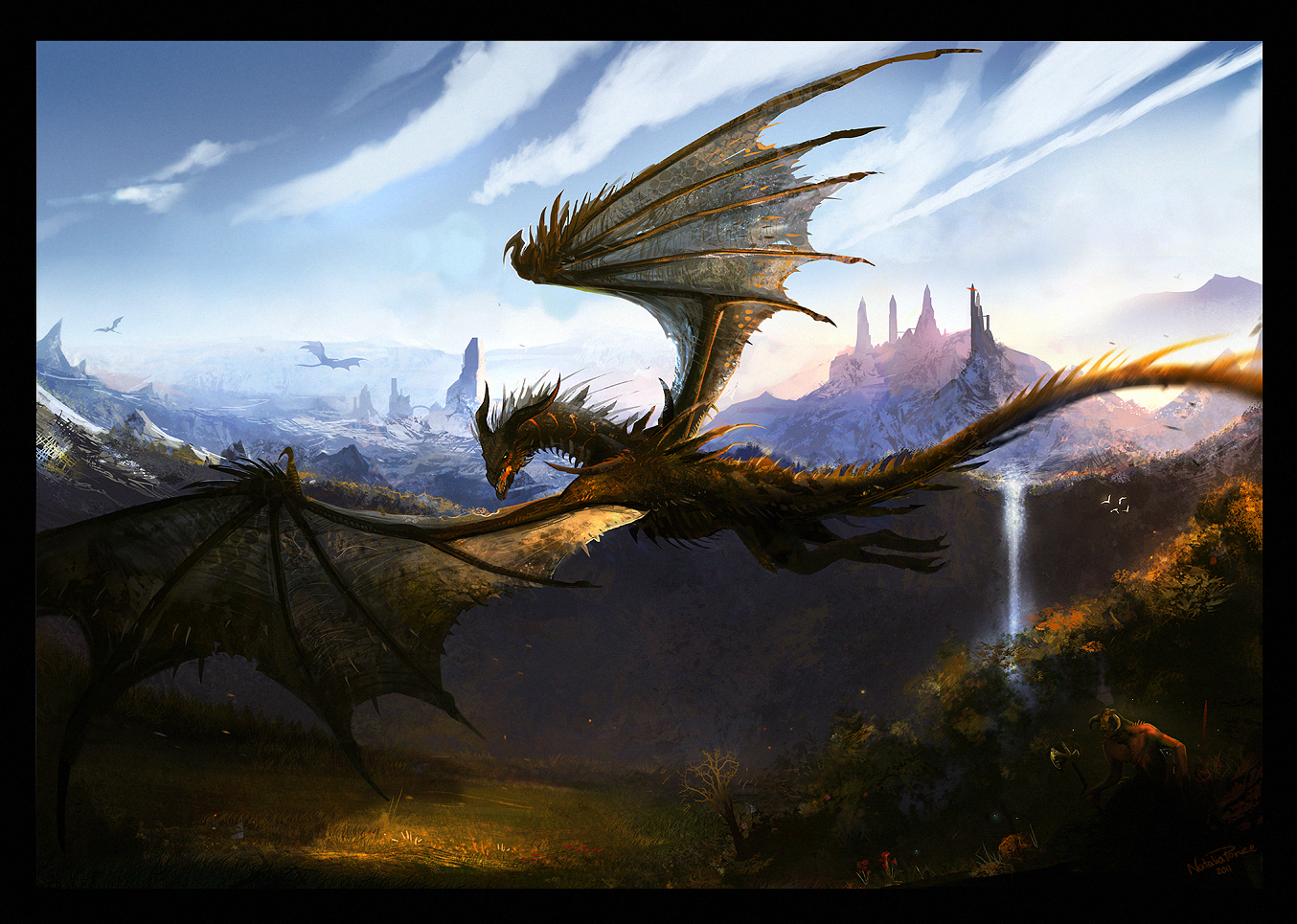 The return of Alduin by VampirePrincess007 on DeviantArt