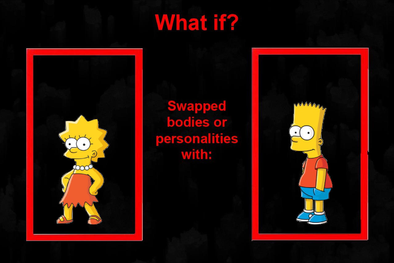 Bart And Lisa Simpson Swap Bodies By Valar77 On Deviantart