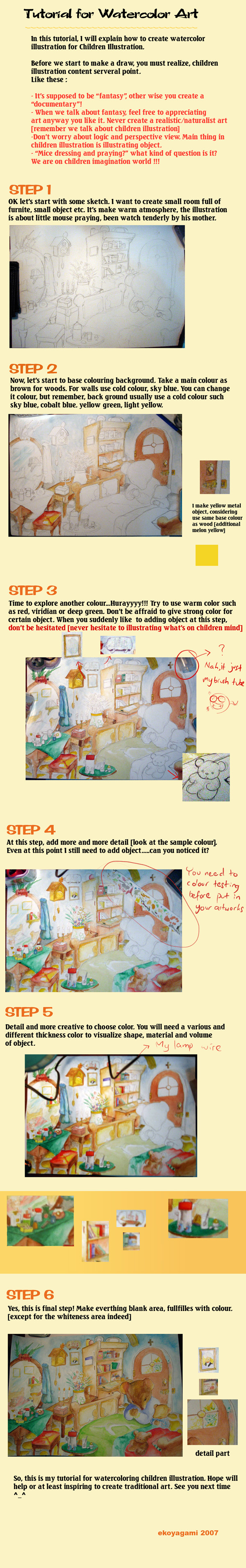 tutorial for watercolor