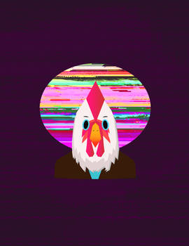 Hotline Miami Cock with Glitch Moon