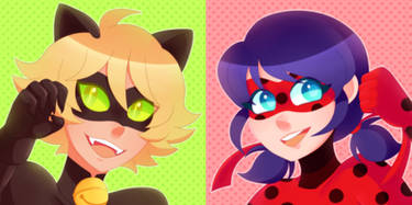 Ladybug and Chat Noir