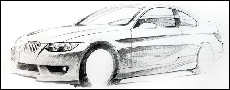 Hot car drawing by task141 on DeviantArt