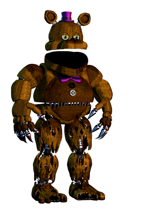 Unnightmare Fredbear (Help Wanted) by Fnaf-fan201 on DeviantArt