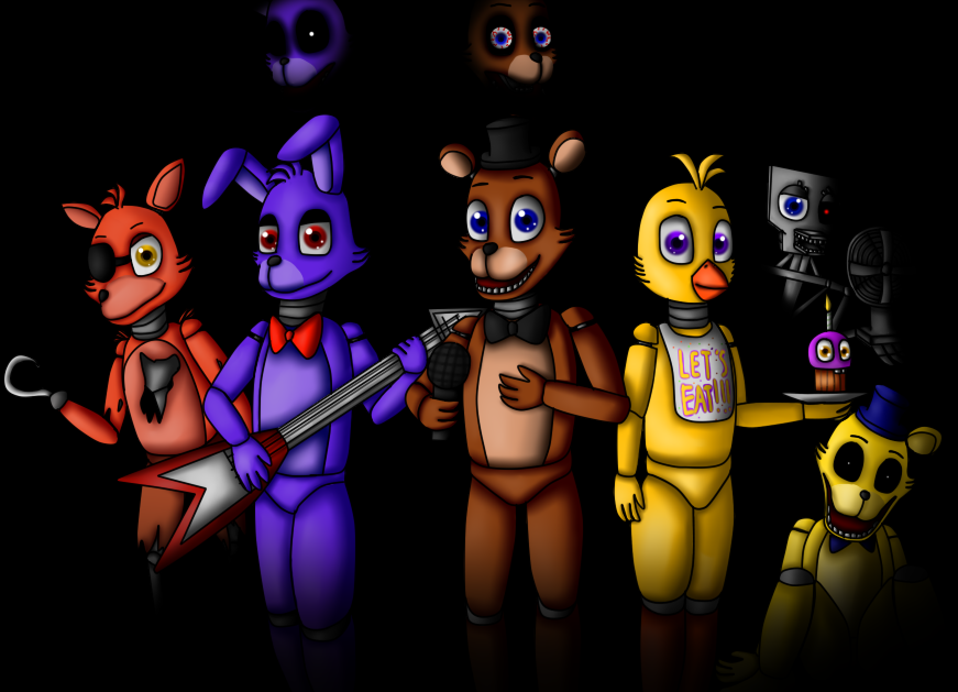 Broken FNaF 1 animatronics(Remake) by Fnaf-fan201 on DeviantArt