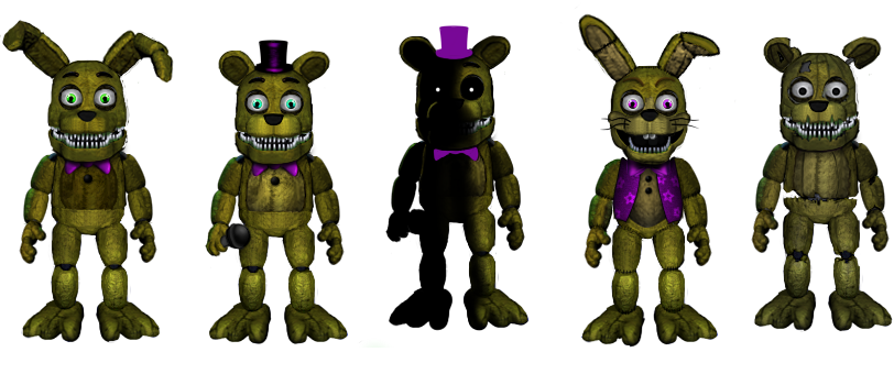 Fnaf 2 Plushtraps by LivingCorpse7 on DeviantArt