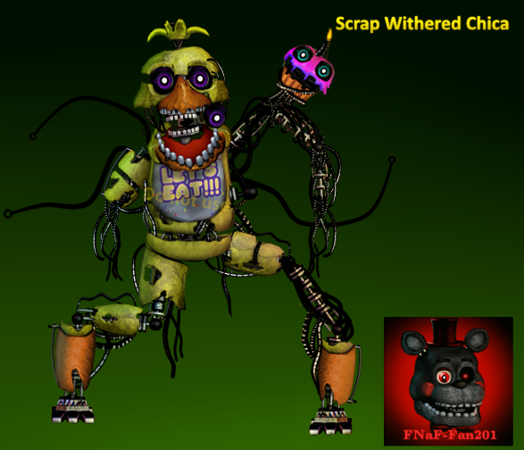 UCN Stylized Withered Chica by SlendyMann264 on DeviantArt