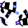 Nightmare Moon papercraft 2of4