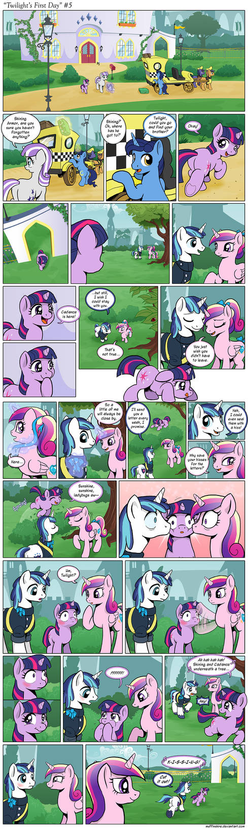 Comic - Twilight's First Day #5 by muffinshire