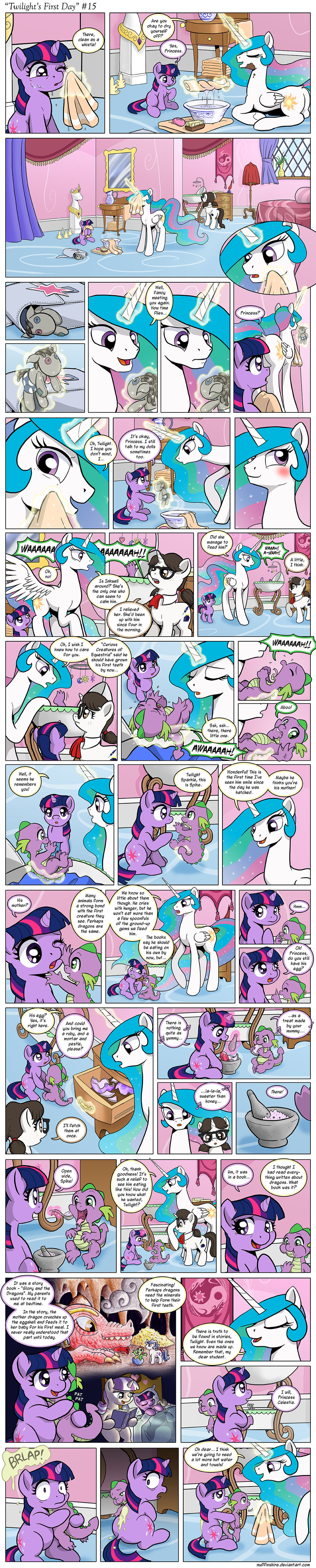 Comic - Twilight's First Day #15 by muffinshire