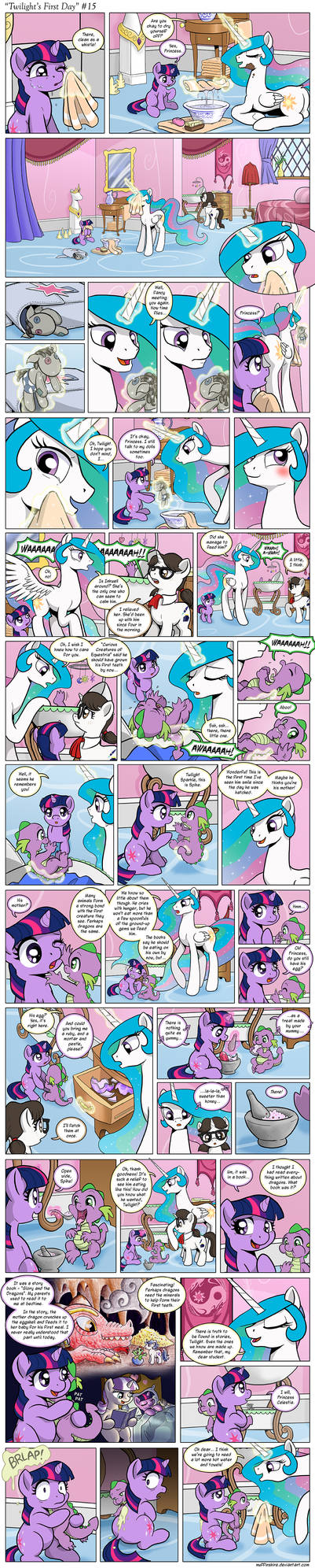 Comic - Twilight's First Day #15 by muffinshire