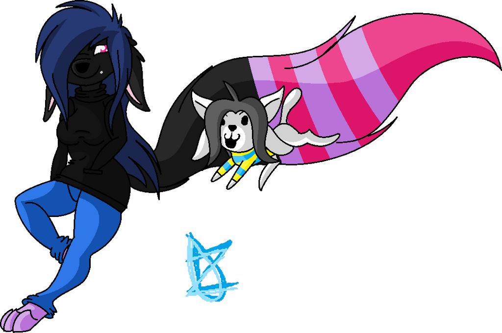Lady and Temmie ~ by LadyZoey