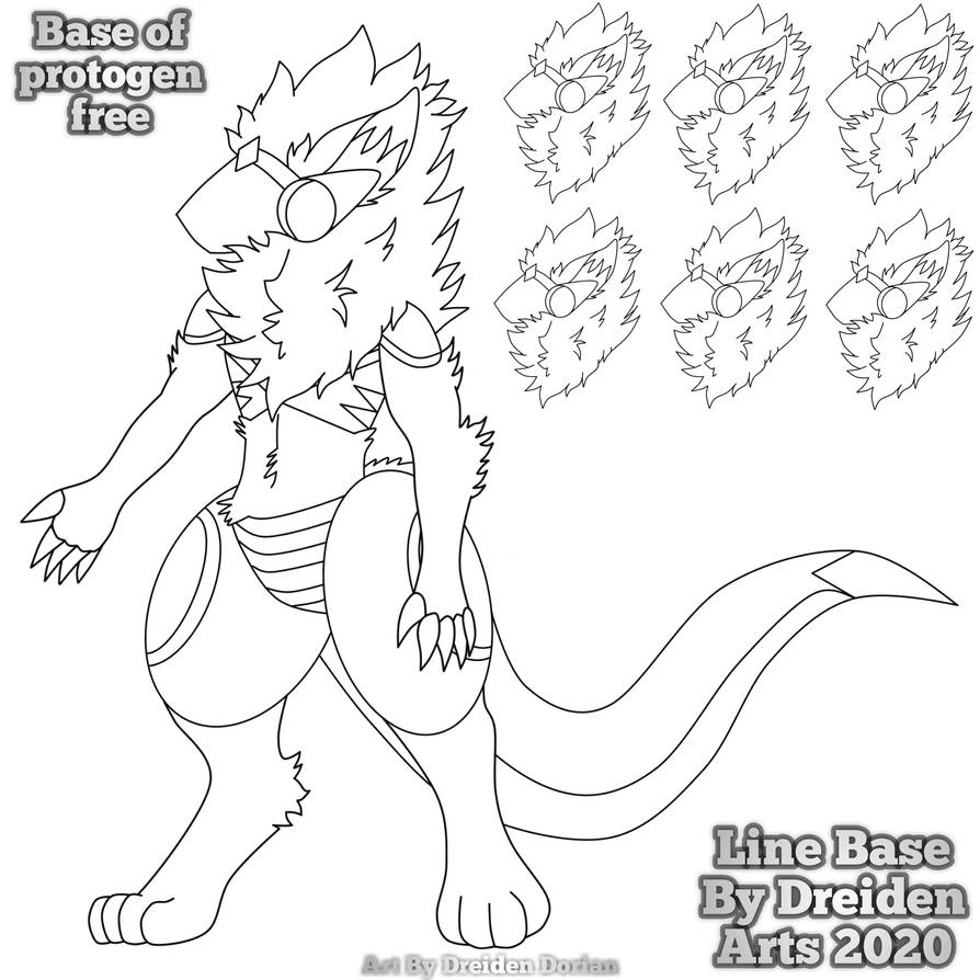 Protoden Base De Protogen Libre by DreidenDorian on DeviantArt
