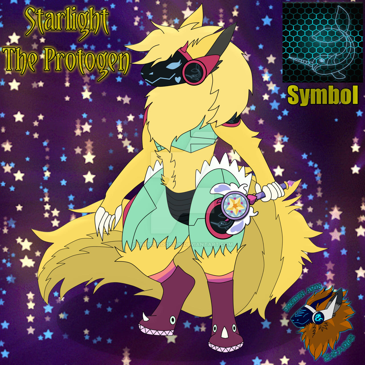 Protoden Starlight The Protogen by DreidenDorian on DeviantArt