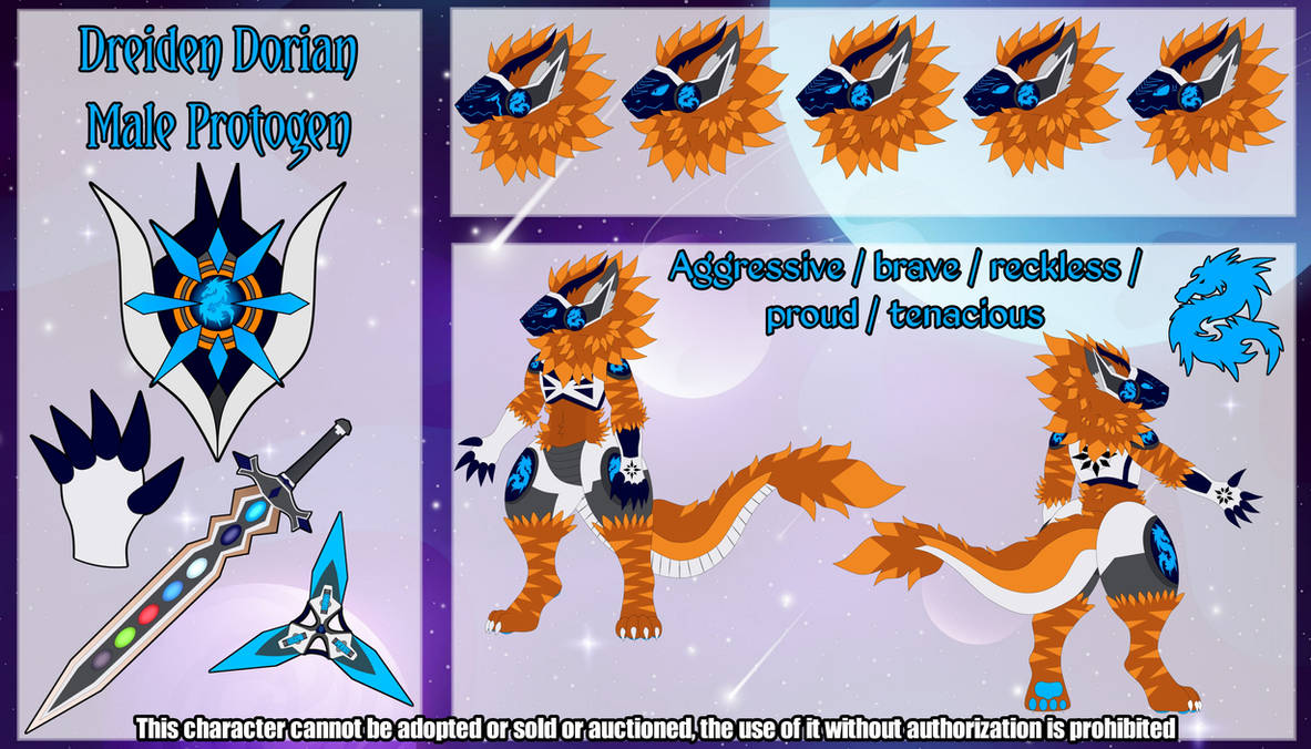 Protoden Dreiden The Protogen Refersheet 2023 by DreidenDorian on DeviantArt