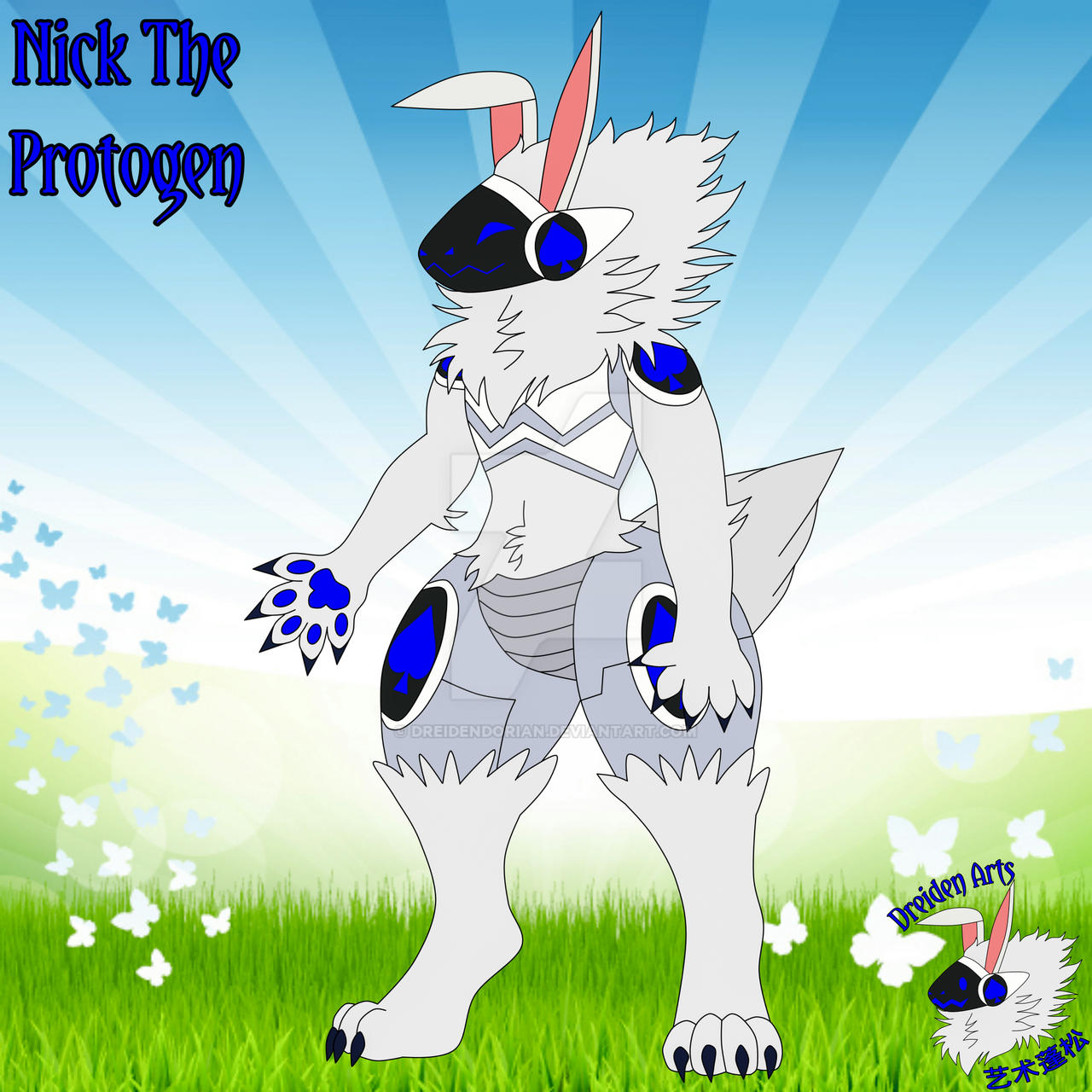 Protoden Nick the protogen by DreidenDorian on DeviantArt