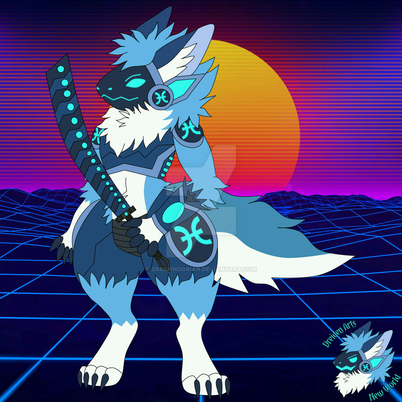 Protoden Max the protogen by DreidenDorian on DeviantArt