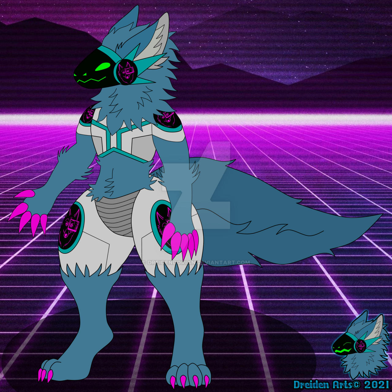 Protoden Nyo the protogen by DreidenDorian on DeviantArt