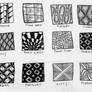 Zentangle patterns -  study